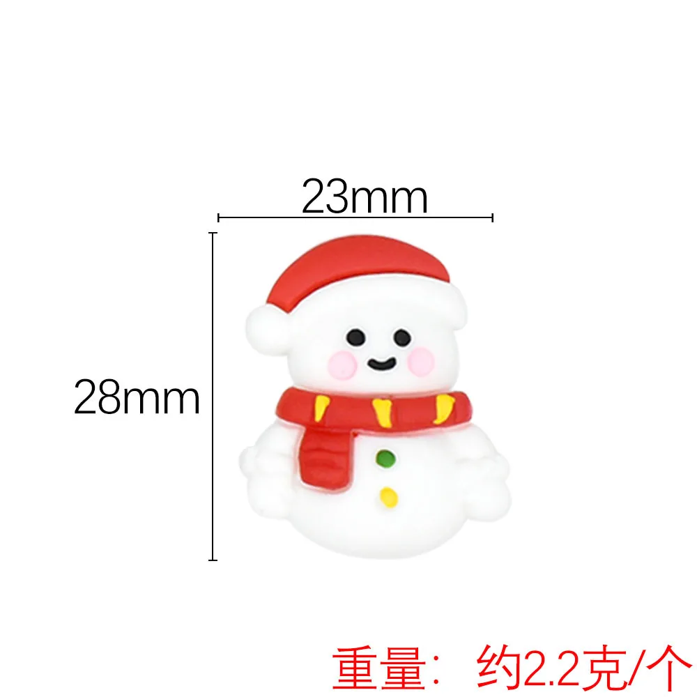 10 шт. новые милые рождественские Скрапбукинг серия с плоской задней стороной DIY