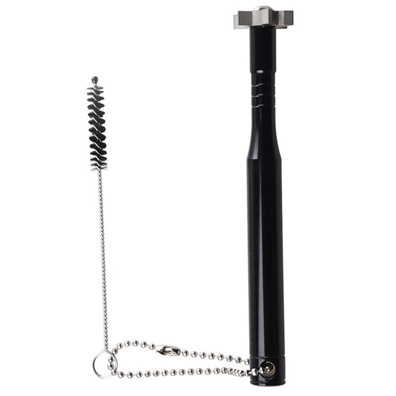 

Golf Hex Clearing Tool Golf Groove Wedge Club Sharpener with Brush Cleaner Cleaning Tool