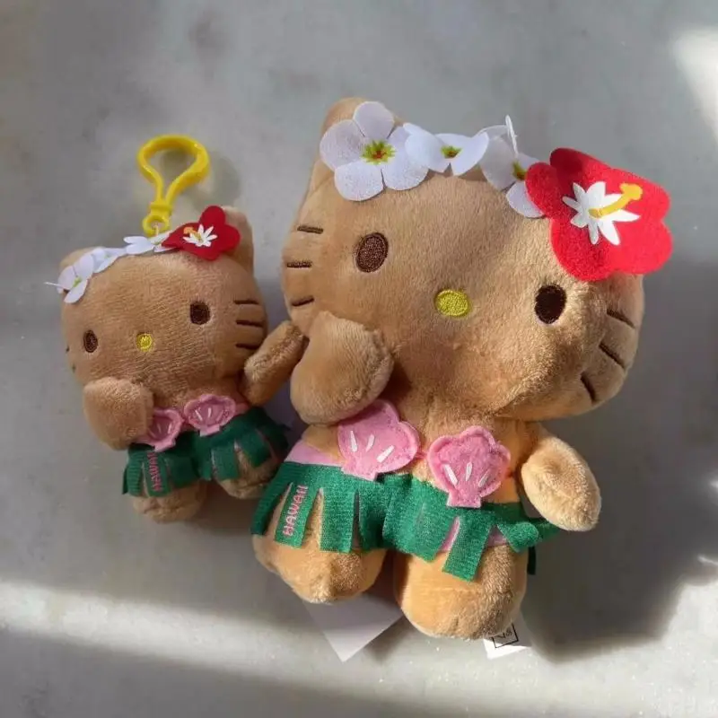 

Маленький сафлор Hellokitty японский мультфильм Sanrio мягкая удобная плюшевая кукла ощущение дизайна оригинальный брелок сумка Подвеска