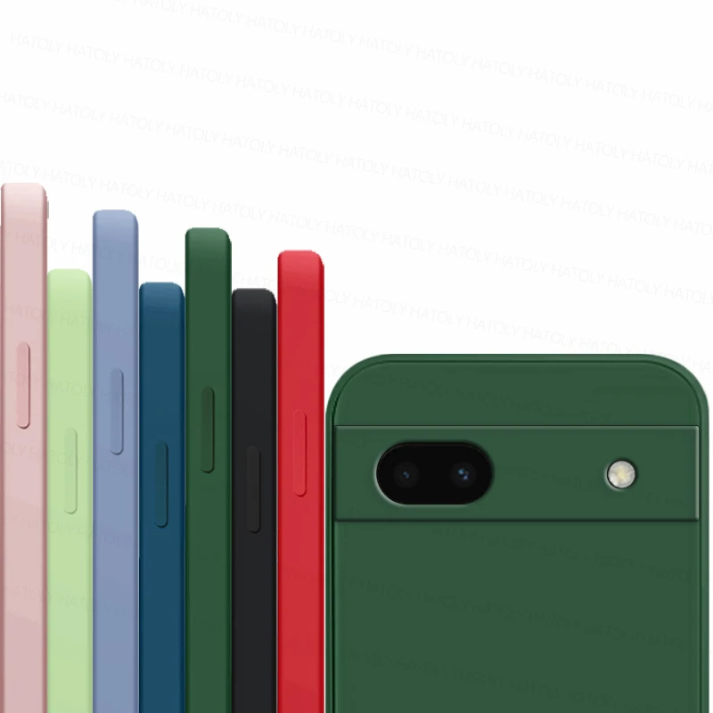 

Оригинальный противоударный чехол из жидкого силикона и ТПУ для Google Pixel 6A