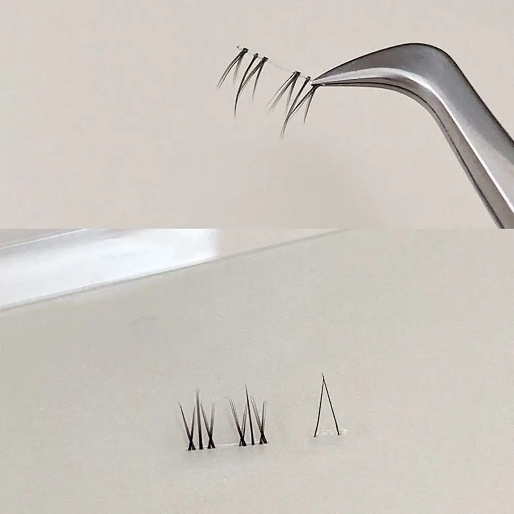 5-7 мм нижние ресницы Фея накладные сегментированные натуральные под манга макияж