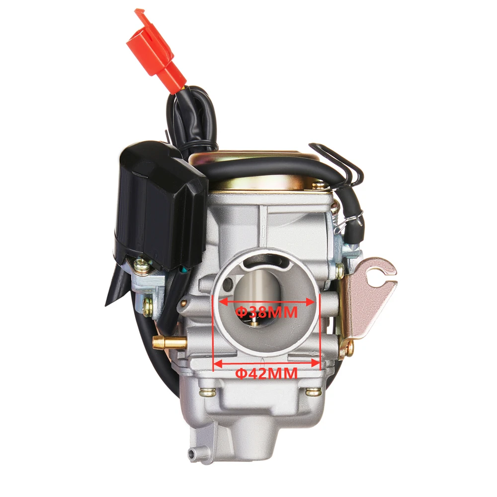 Фото Карбюратор RUNTONG для 26 мм sunl cvk GY6 150 150cc 152QMI 157QMJ двигатель для скутера мопеда Багги ATV карт №4