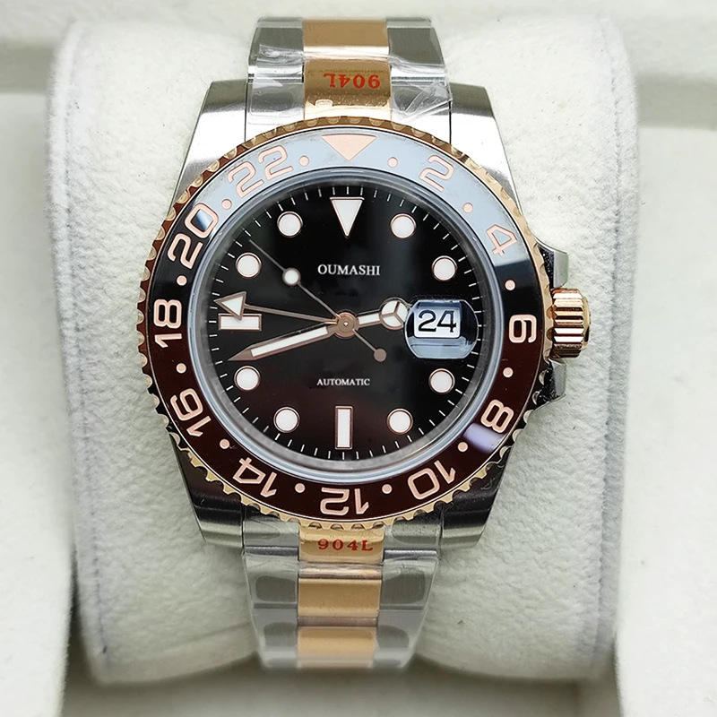 

Часы мужские механические с сапфировым стеклом и календарем