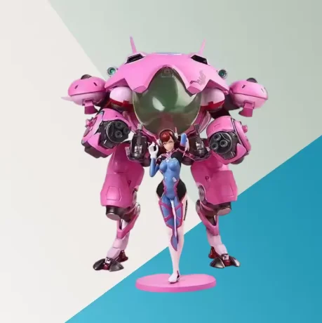 Фото Коллекционная фигурка D.Va из Overwatch, 26 см, аниме-статуэтка, ПВХ, модель, игрушка, украшение, подарок для рабочего стола №2
