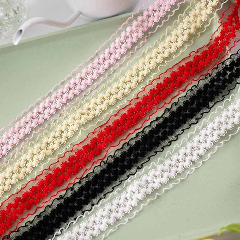 

White Elastic Webbing For Handmade DIY Garments Curtains Home Decor Handicraft Sewing Accessories Lace Ribbons Trim 10meters/lot