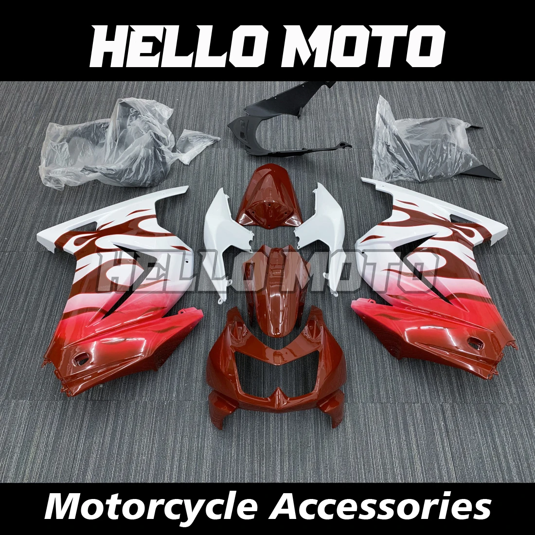 

НОВЫЕ комплекты обтекателей для литья под давлением ABS, подходят для Ninja250 EX250 2008 2009 2010 2011 2012 Комплект кузова