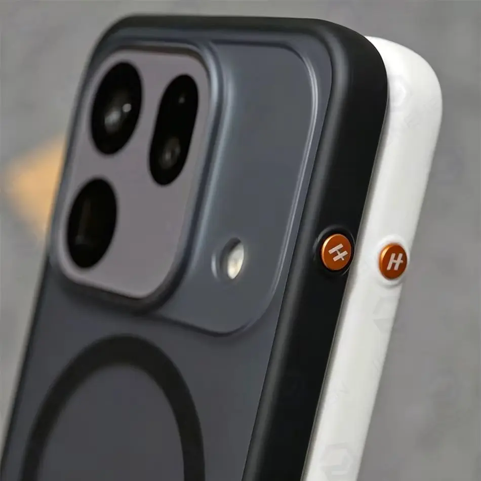 Фото Деловой матовый прозрачный силиконовый чехол с магнитной рамкой для Oppo Find X9 Ultra X9s Pro, полупрозрачный акриловый защитный чехол №4