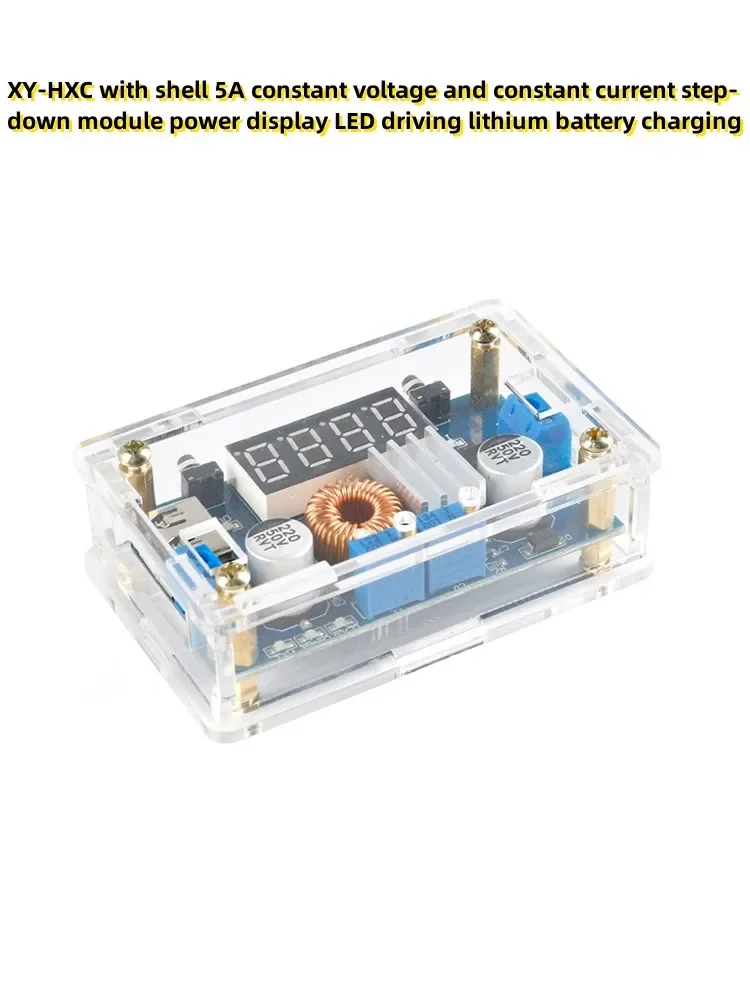 XY-HXC 5A понижающий модуль постоянного напряжения и тока дисплей мощности зарядка