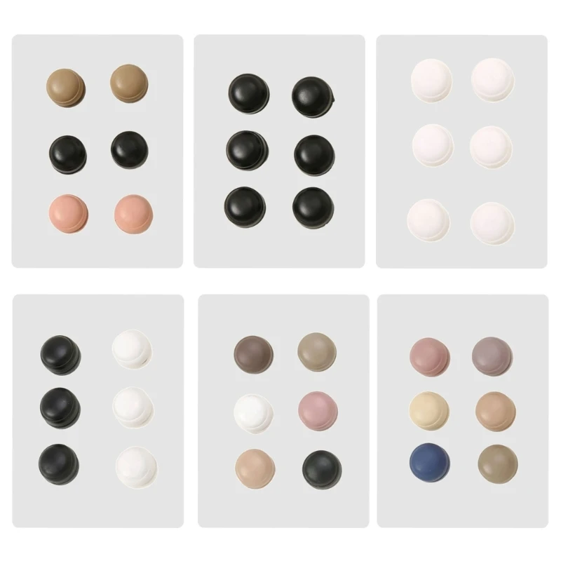 Пара из 6 стильных держателей для шарфов в хиджабе магнитная застежка шарфа