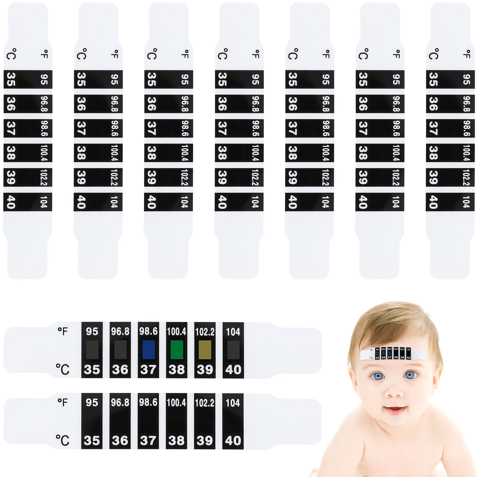 

3/4/10/12/20/25 шт., термометр с ЖК-дисплеем