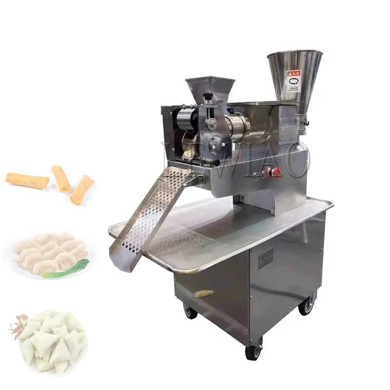 

Full Automatic Dumpling Ravioli Pierogi Pelmeni Maker Machine Fried Dumpling Samosa Spring Roll Empanada Ravioli Making Machine