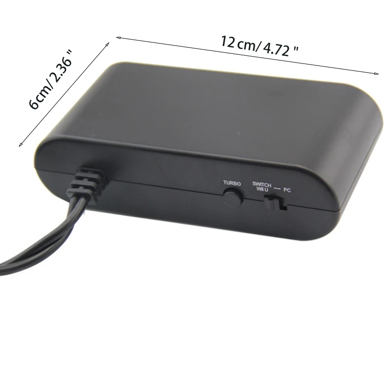 Конвертер с 4 портами для контроллера GameCube GC 3 в 1 USB-адаптер Plug & Play без задержек