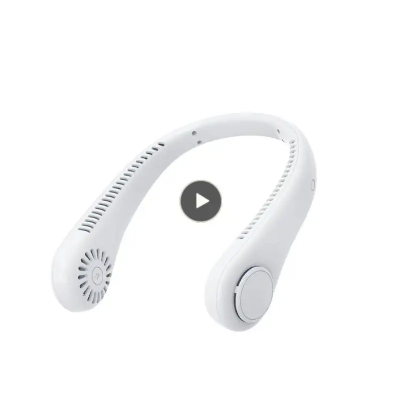 

High Power Handheld Folding Fan Portable Mini Fan Fall-proof Durable Neck Fan Fan Hanging Neck Fan Convenient Mini Cooling Fan