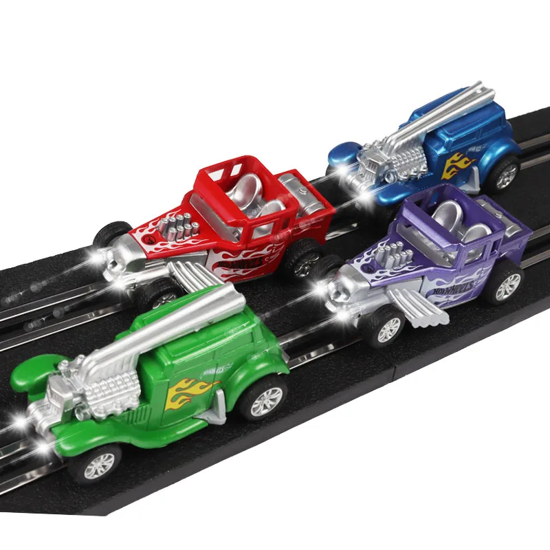 1/64 Scale Set Electric Racing Track Rally Police Cars Toy For Scx Compact Carrera Go Ninco Scalextric