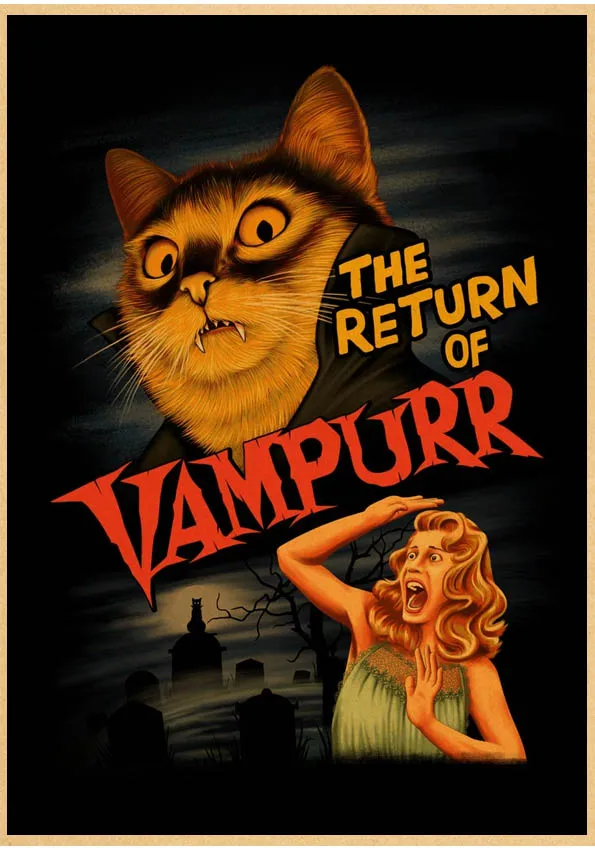 

Ретро плакат ужасов