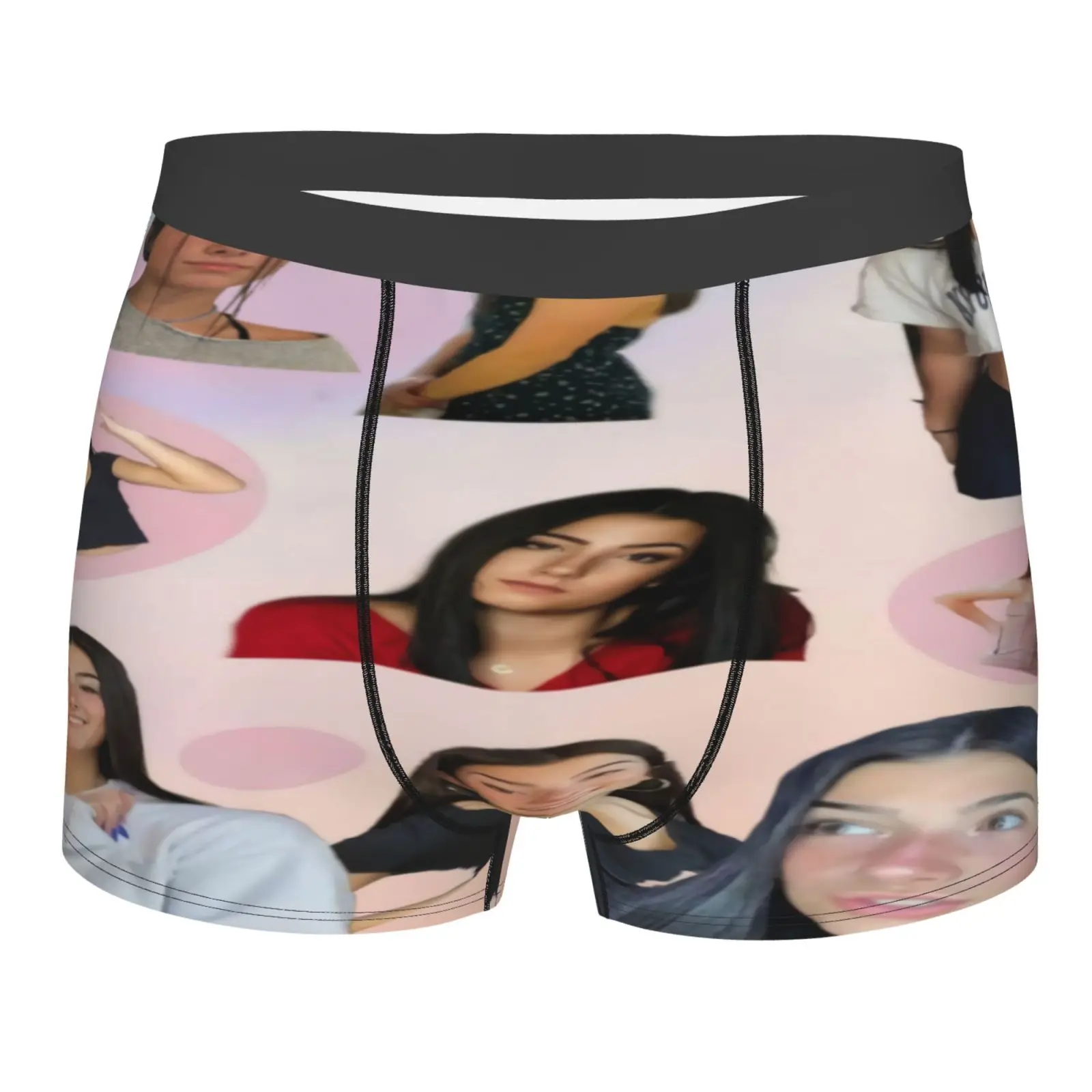 

Трусы-боксеры Charli Damelio с коллажом Charli Dameliot 5616, мужское нижнее белье, комплект мужского нижнего белья, Длинные 4Xl женские пижамы