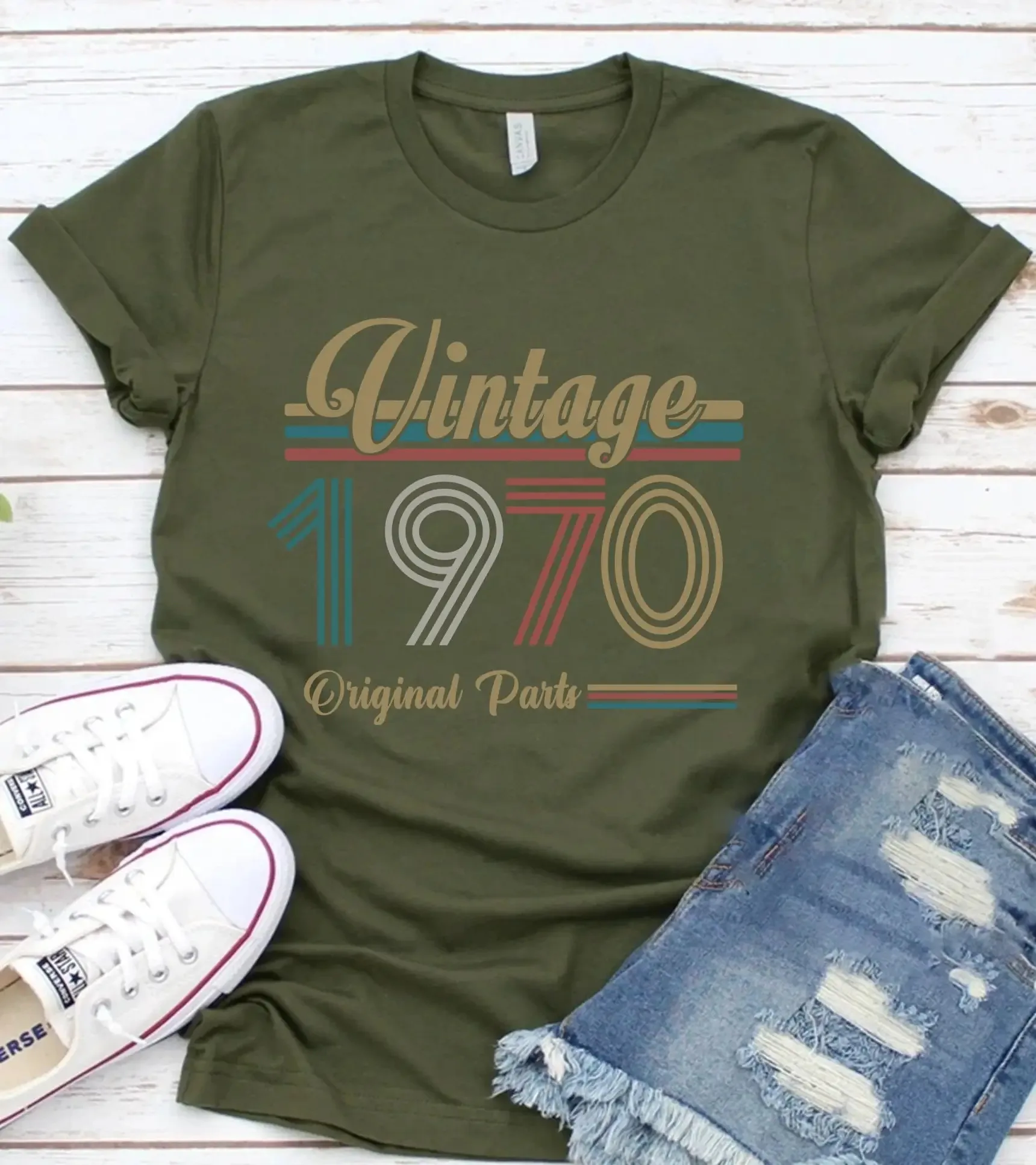 Футболка на день рождения 54 винтажная 1970 для лучшей подруги женщины