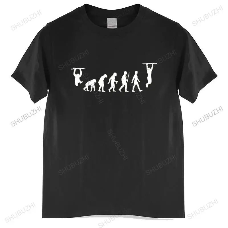 

cotton tshirt men summer tees Evolution of Calisthenics Men T-shirt Fashion O-Neck Hip-hop Summer Funny Top Tees Mens Tshirt