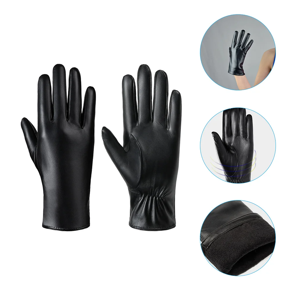 

Gloves Winter Hand Protector Riding Outdoor Adult Warm Men Thick Mittens Full Finger European American Long Women Keep
