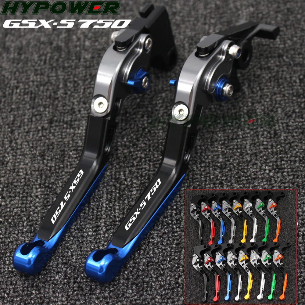 

For SUZUKI GSX-S750 GSX S750 GSX-S 750 GSXS750 2011-2020 2017 2018 Motorcycle Folding Extendable Brake Clutch Levers 16 Colors