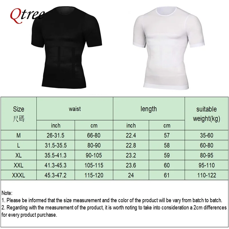 Compression Slimming T-shirt Men Body Shaper Waist Trainer Fitness Vest Fat Burn Chest Slim Shirt weight loss shapewear