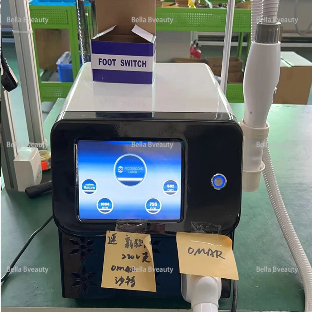 2024 draagnaked 532nm1064nm1320nm Q-Switch Nd Yag лазер для татуировок