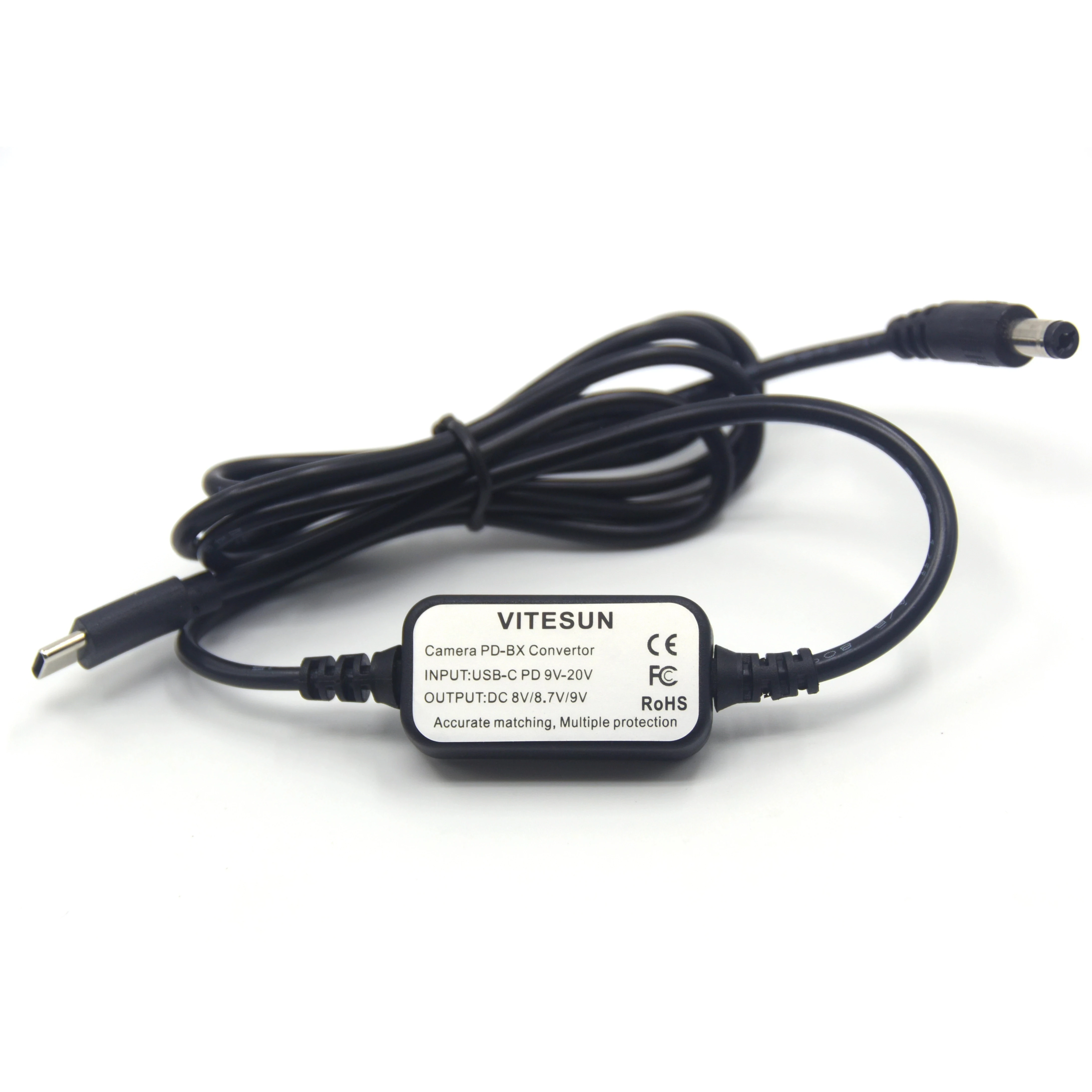 

USB Type-C Adapter Cable For Camera FW50 FZ100 LP-E6 BP-511 DMW-BLB13 Dummy Battery DR-E6 DR-E18 DMW-DCC3 DR-400 DC Coupler
