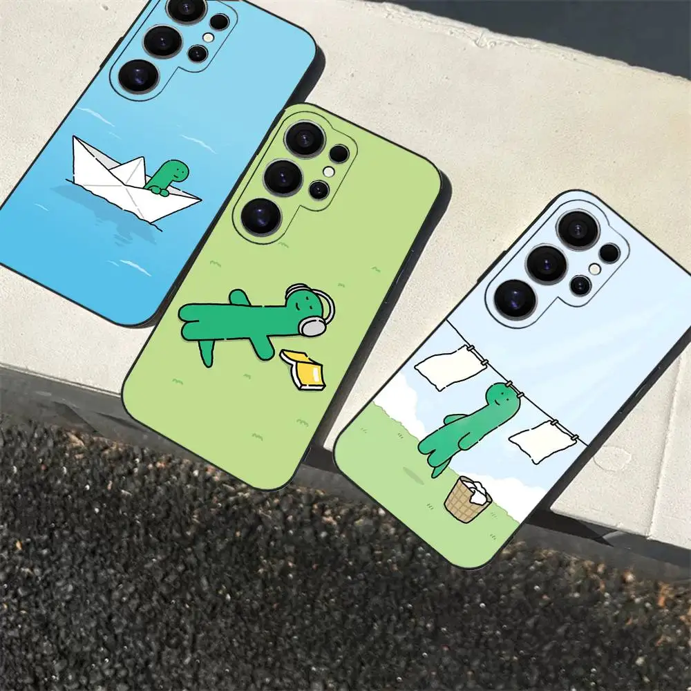 Фото Чехол для телефона J-JOGUMAN Studio Dinosaur Cute для Samsung S 24 fe 25 Ultra plus 20 lite 21 30 22 23 24 22 Ultra 5G Fundas №5