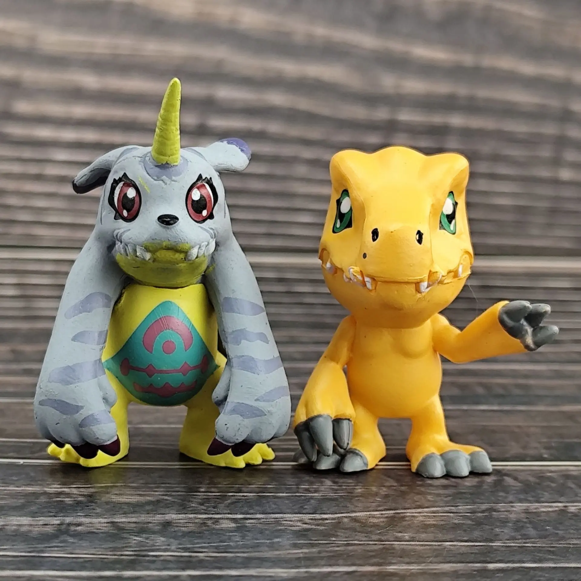 Фото Мини-фигурка Digimon Adventure 4 см: Агумон, Патамон, Греймон, Габумон, Баймон, Палмон, Тентомон, Гомамон, Гатомон. Модель из ПВХ для рабочего стола. №4