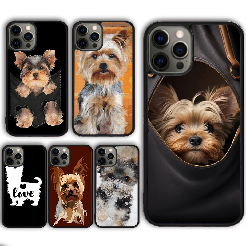 Yorkshire terrier dog Phone Case Cover For iPhone 15 16 14 Plus 11 12 mini 13 Pro Max Apple X XR XS max