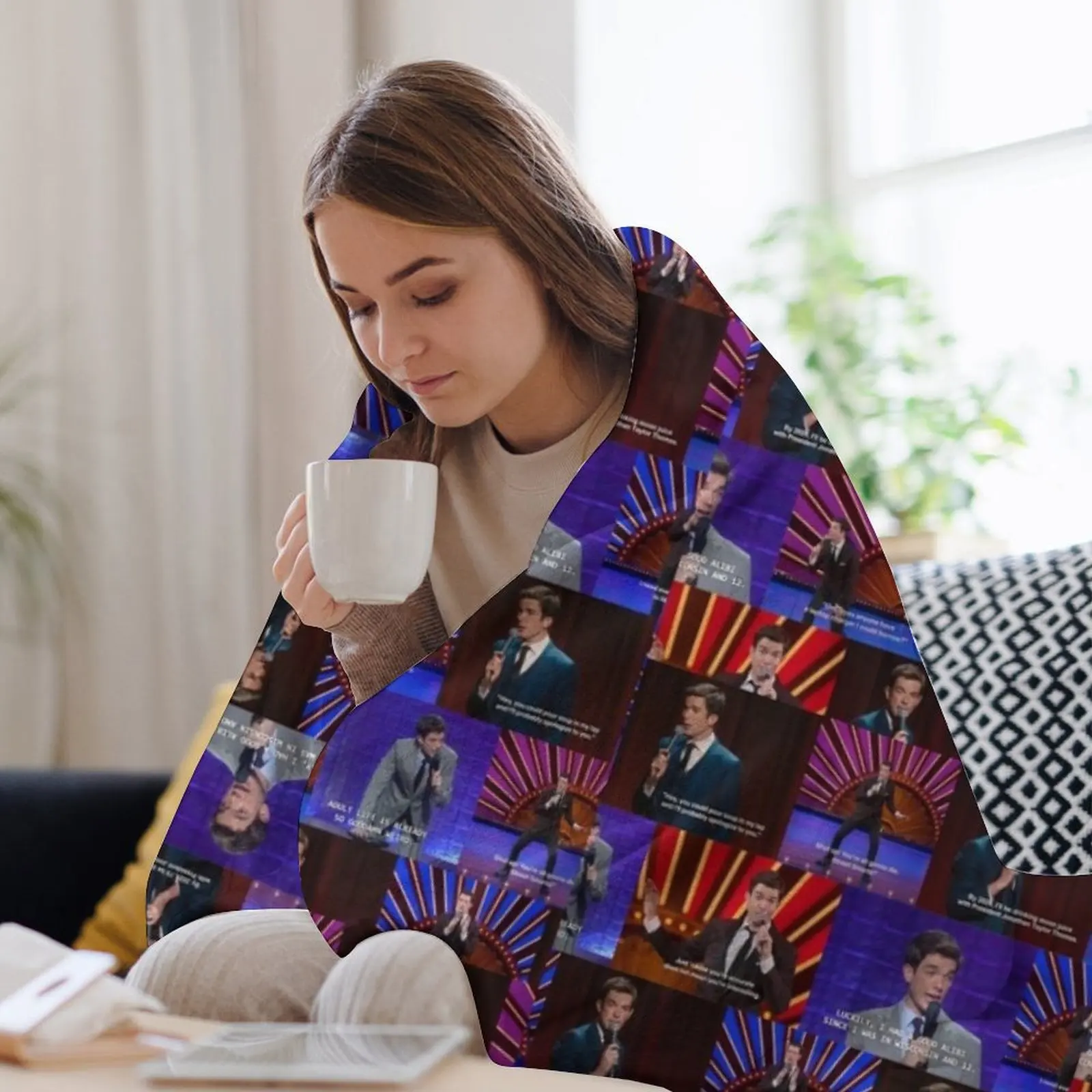 John Mulaney - Netflix Specials Плед Диван Волосы Постельное белье Фланелевые тканевые одеяла