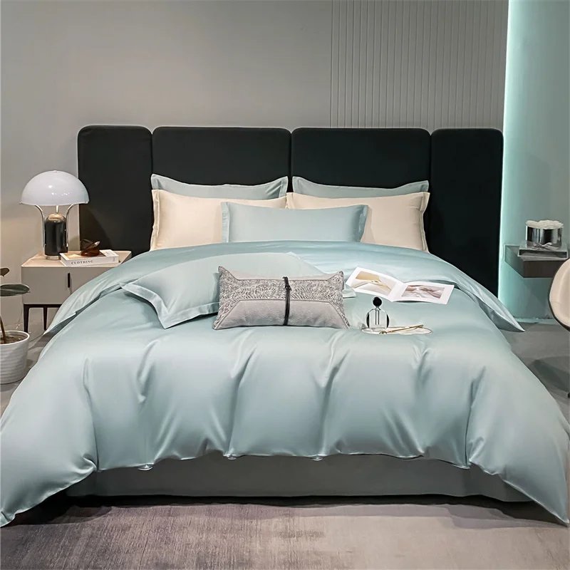 

Ins Tulip Bedding Set Brushed Washed Cotton Green Bed Set Flat S Flat Sheet Pillowcase Quilt Cover Bed Linen Flower Duvet Covers