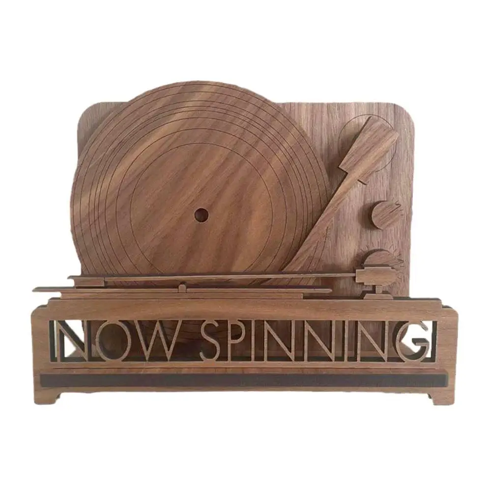 

Деревянная стойка для записи компакт-дисков, стойка для хранения записывающих проигрывателей, стойка для хранения чехлов для альбомов в кл...