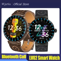 2022 new lv02 smart watch men 1 32inch hd screen music control sport fitness nfc smartwatch ip67 bluetooth call for android ios