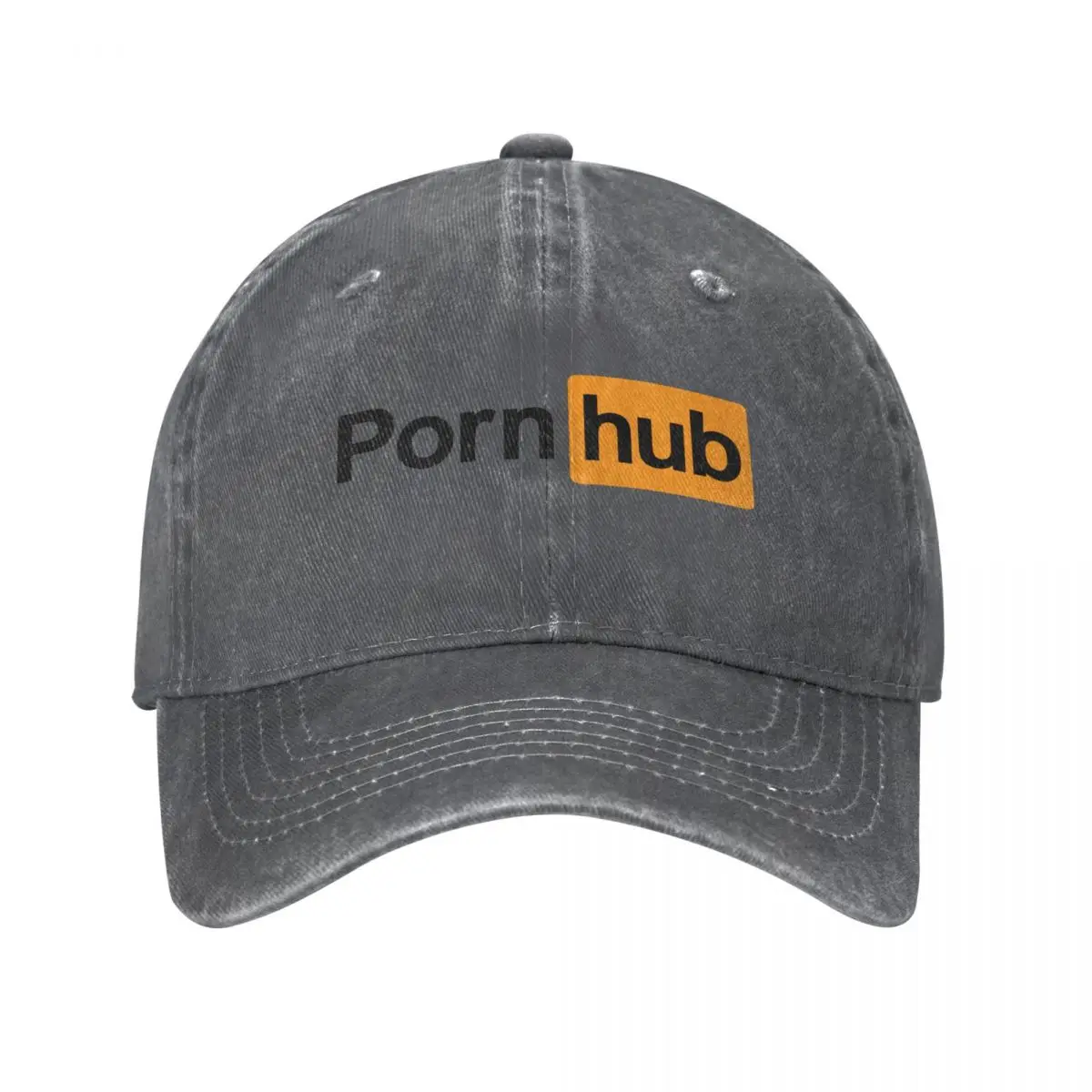 

Спортивные бейсболки PornHub, винтажные потертые джинсовые головные уборы для мужчин и женщин, уличные беговые регулируемые кепки для гольфа