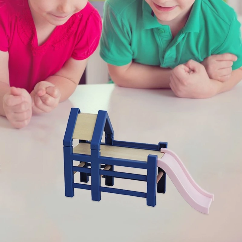 Кукольные домики мини уличные слайды имитация сада игрушка для ролевых игр