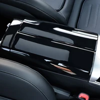 abs central auto car armrest box cover console lid for mercedes benz c class w206 c180 c200 c300 2021 2022 bright black