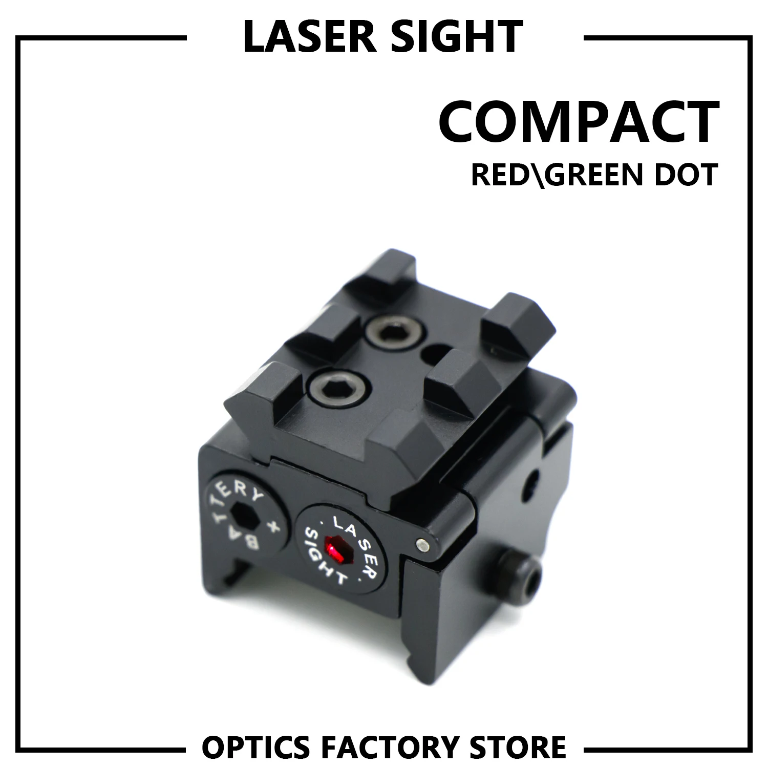 

Tactical Airsoft Gun Green Lasers Sight Low-Profile Compact Red Laser Sight with Picatinny/Weaver Rail for Pistol Handgun Rifle