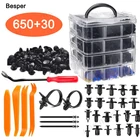 650 шт., автомобильные фиксаторы Besper для бампера