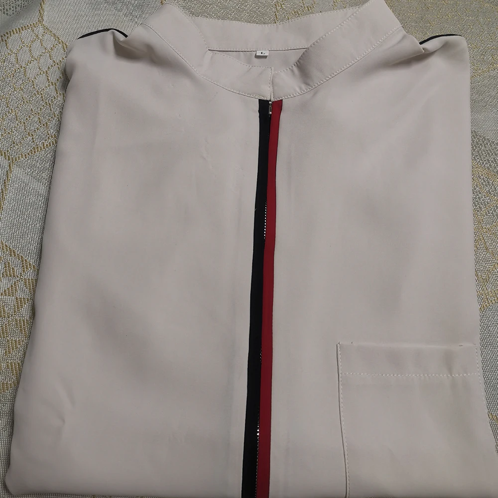 New Muslim Men's Jubba Thobe Middle East Arab Turkey Ramadan Robe Solid Simple Zipper Kaftans Pakistan Dubai Islam Men Robe