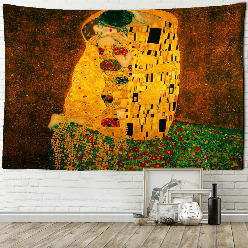 Гобелен с принтом Ван Гога знаменитый гобелен изображением звездного неба