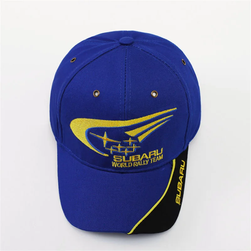 

2023 New style embroidered Subarus racing cap fashion all-match peaked baseball cap hat outdoor sports cap unisex