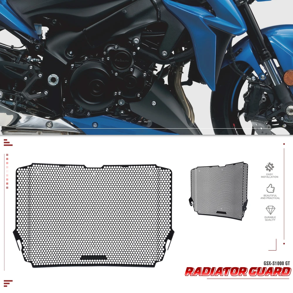 

Motorcycle 2021 2022 2023 Radiator Guard Grille Cover For Suzuki GSX-S1000 GT GSX-S1000F 950 1000Z 1000Y 1000FZ 1000FT 2015-2020
