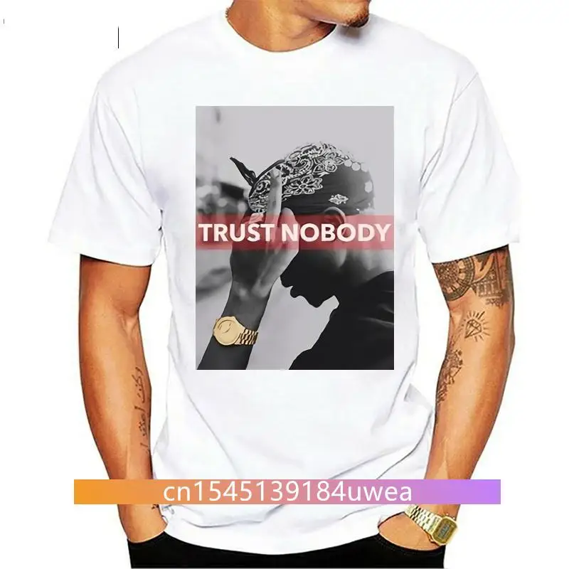 

Mens T Shirts Fashion 2019 2PAC TRUST NOBODY TUPAC Shakur