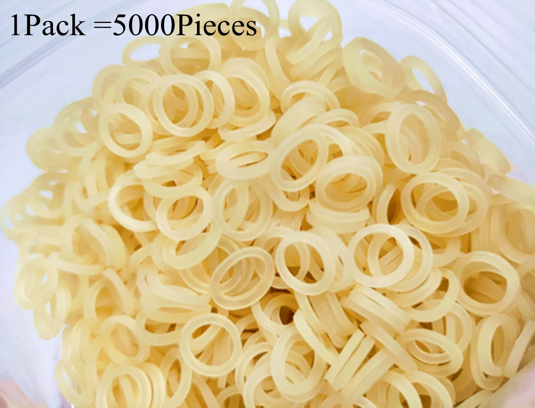 

10Pack Dental Orthodontic Elastics Rubber Bands Ligature Ties Separators 4.5OZ Yellow 5000Pcs/Pack