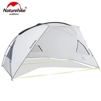naturehike gnie beach tarp with poles outdoor camping tent sun shelter awning upf40 nh18z001 p