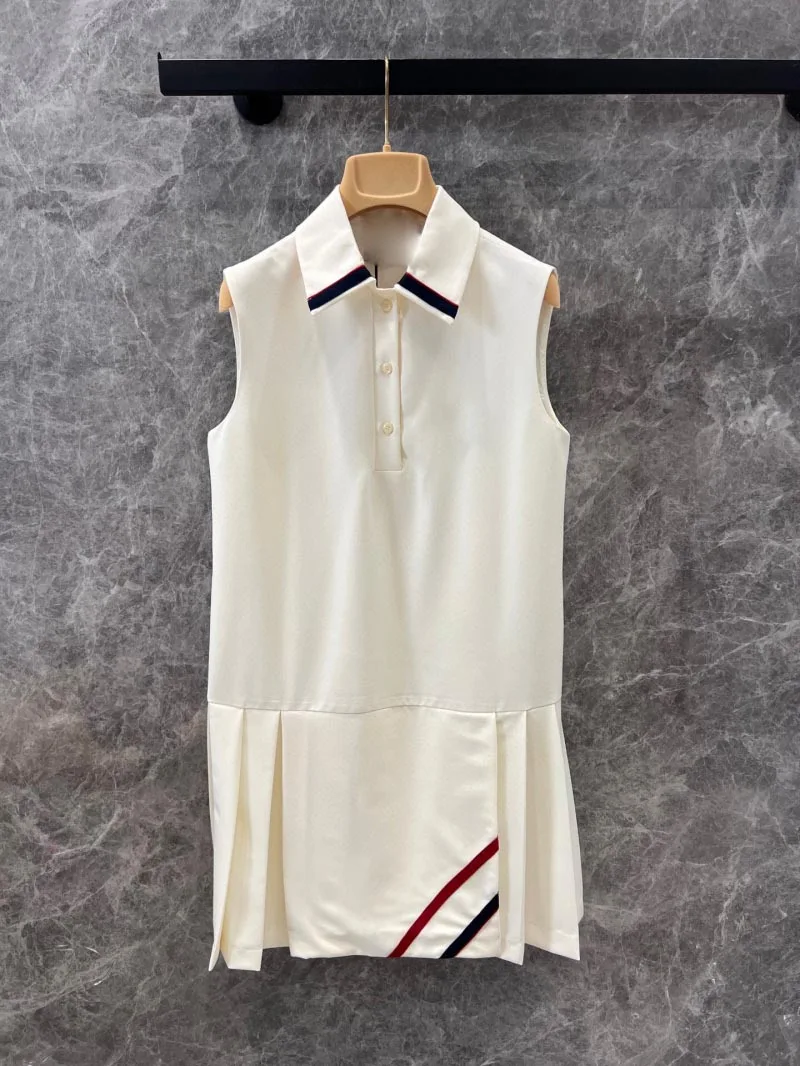 Осень 2024 новое женское платье модное и изысканное молодежное платье-поло в