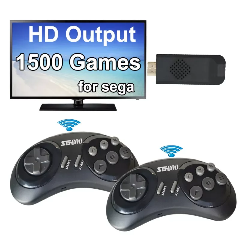

Video Game Stick SG800 Console With 1500 Games for Sega Genesis Consolas De Videojuegos Retro Game Consoles for Mega Drive