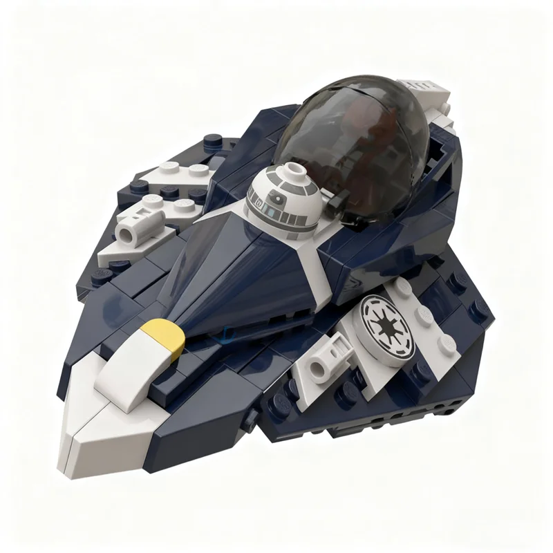 207 деталей MOC Plo Koon S Delta Starfighter Blade Dorin Star Battle: Конструктор-модель, развивающая игрушка, подарок на праздник, для обучения (art.: 3920db73a2eaf) - 3920db73a2eaf