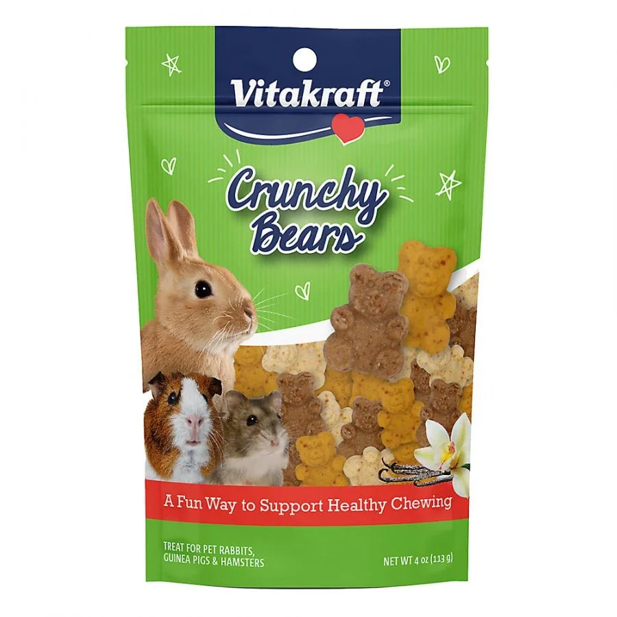 

Vitakraft Crunchy Bears Small Animal Treat